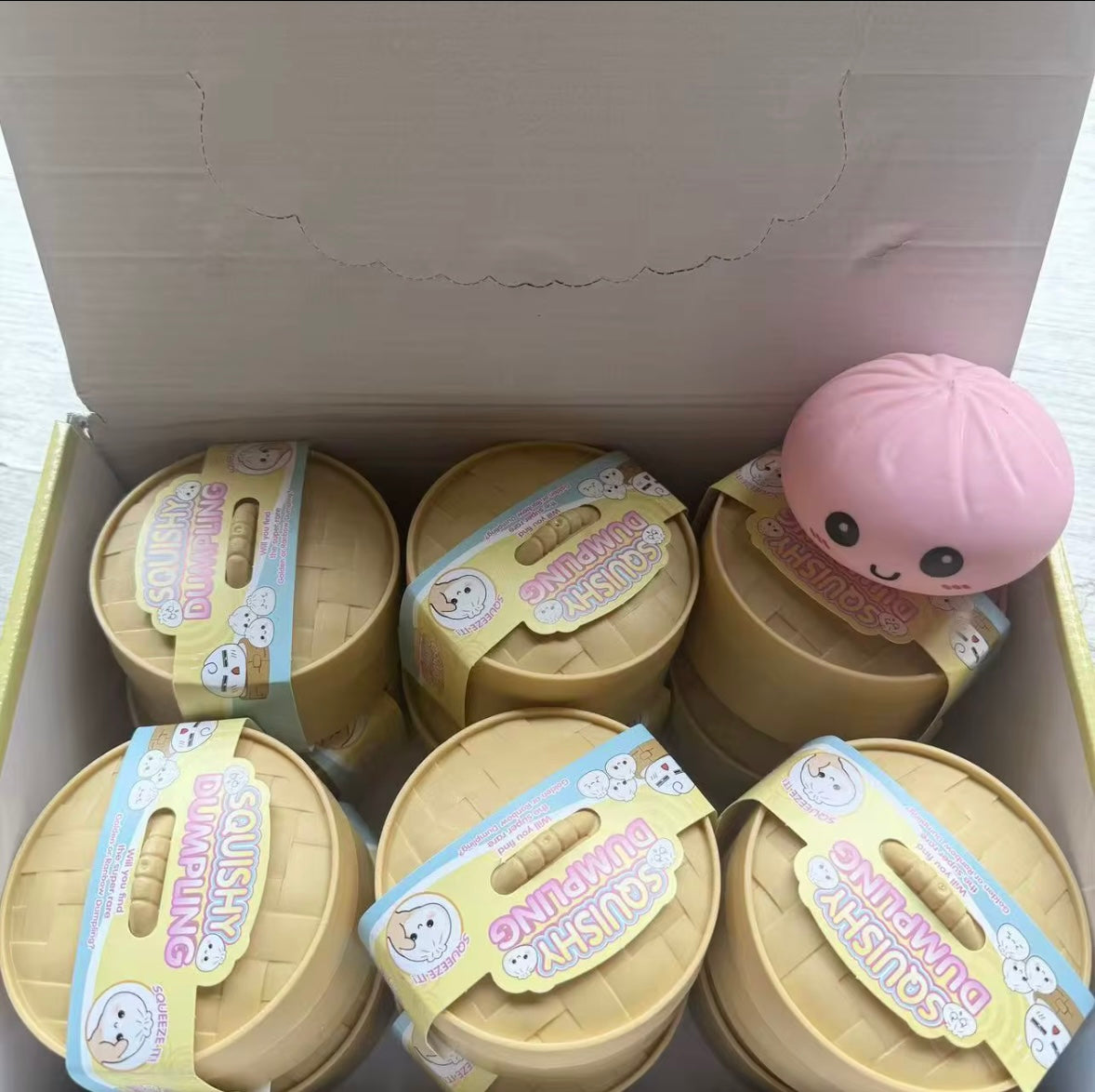 Whole Box Of Plushy Dumpling Squishies