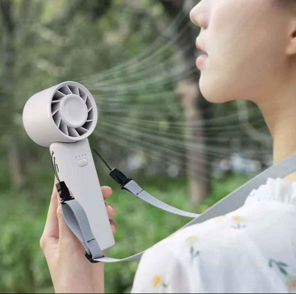 Portable Mini Clip-On Fan – Rechargeable USB Personal Cooling Fan | Quiet Handheld & Desk Fan (Supplies ARE Flying)