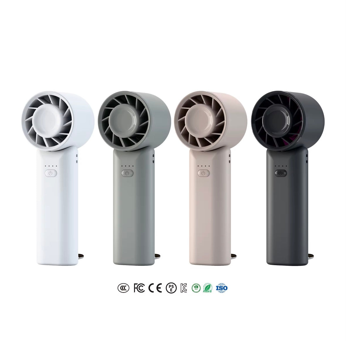 Portable Mini Clip-On Fan – Rechargeable USB Personal Cooling Fan | Quiet Handheld & Desk Fan (Supplies ARE Flying)